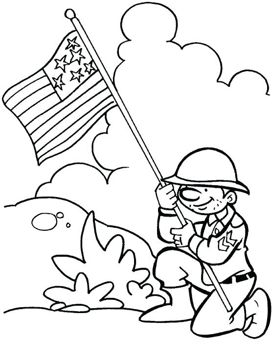 556x696 Veterans Day Coloring Pages For Kids