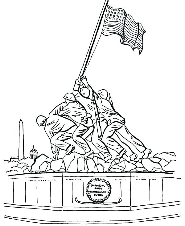 600x734 Veterans Day Coloring Pages Veteran Coloring Pages Veterans Day
