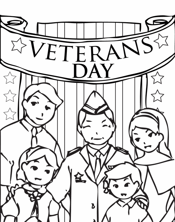 600x762 Best Veterans Day Coloring Pages Free 5216 Printable