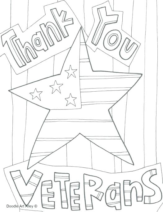 525x680 Thank You Coloring Pages Free Veterans Day Coloring Pages Thank