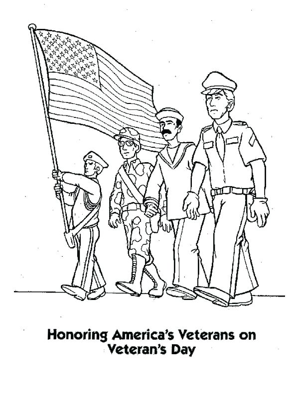 600x800 Veterans Day Printable Coloring Pages Unique Veterans Day