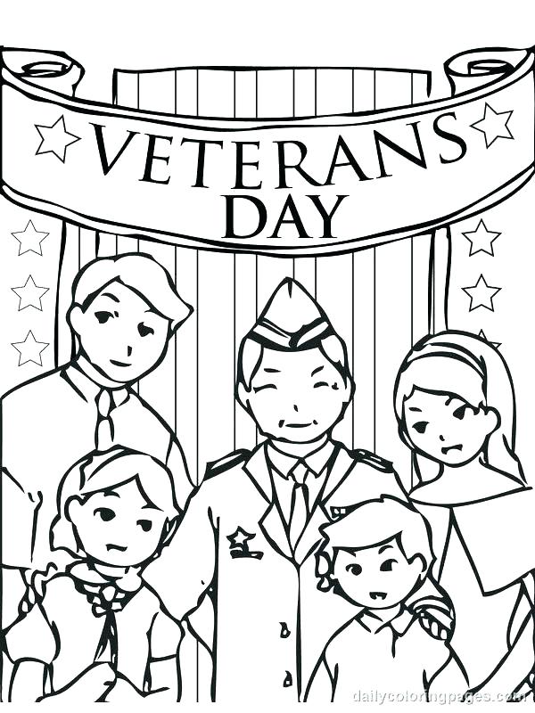 600x800 Veteran Coloring Pages Related Post Veteran Thank You Coloring