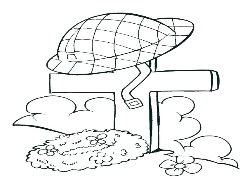 863x647 Veterans Day Coloring Page