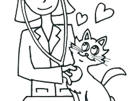 440x330 Veterinarian Coloring Pages Veterinarian Coloring Pages Amazing
