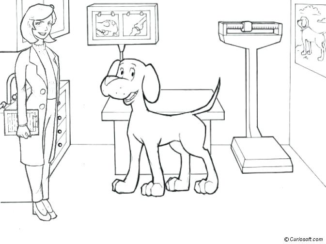 673x504 Free Veterinarian Coloring Pages Printable Coloring Free Kids