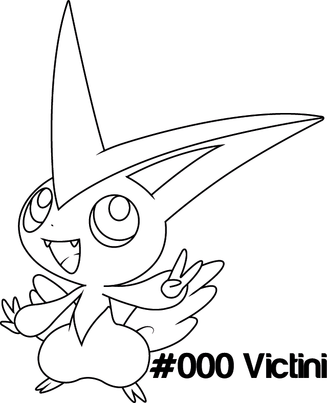 639x788 Pokemon Victini Coloring Pages, Victini Colouring Pages