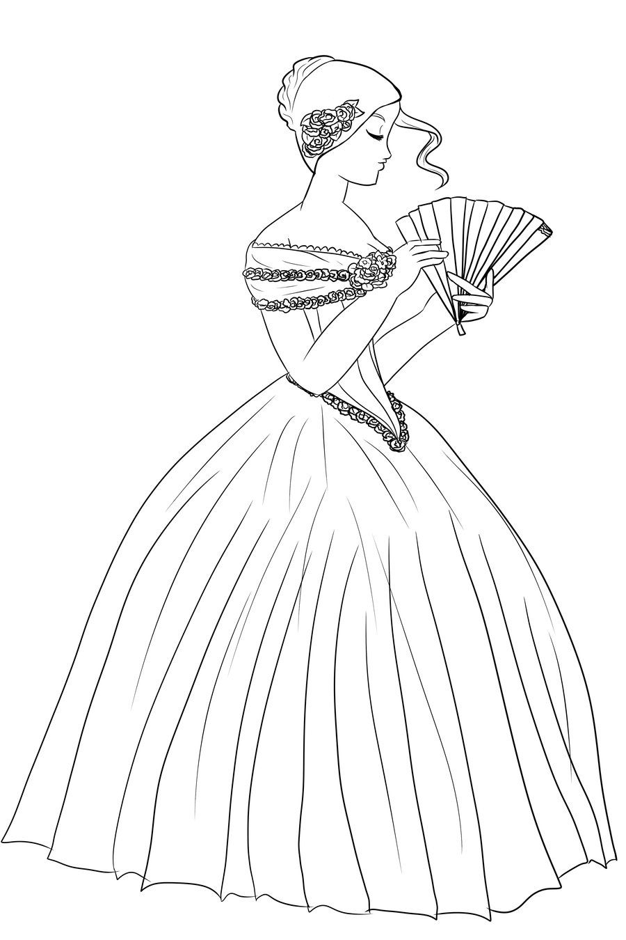 900x1350 13 Pics Of Victorian Coloring Pages Babies