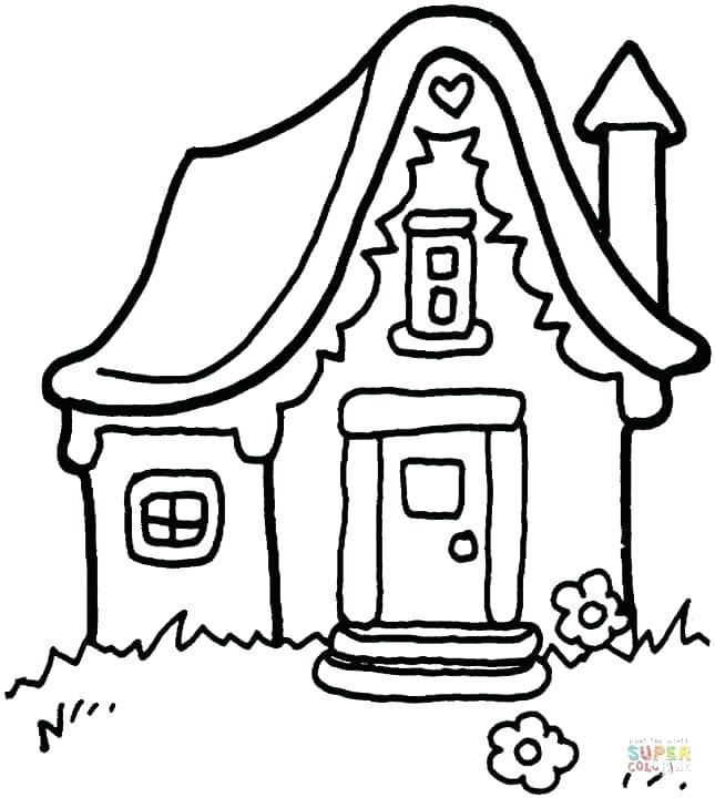 645x720 Houses Coloring Pages Little House Victorian Houses Colouring