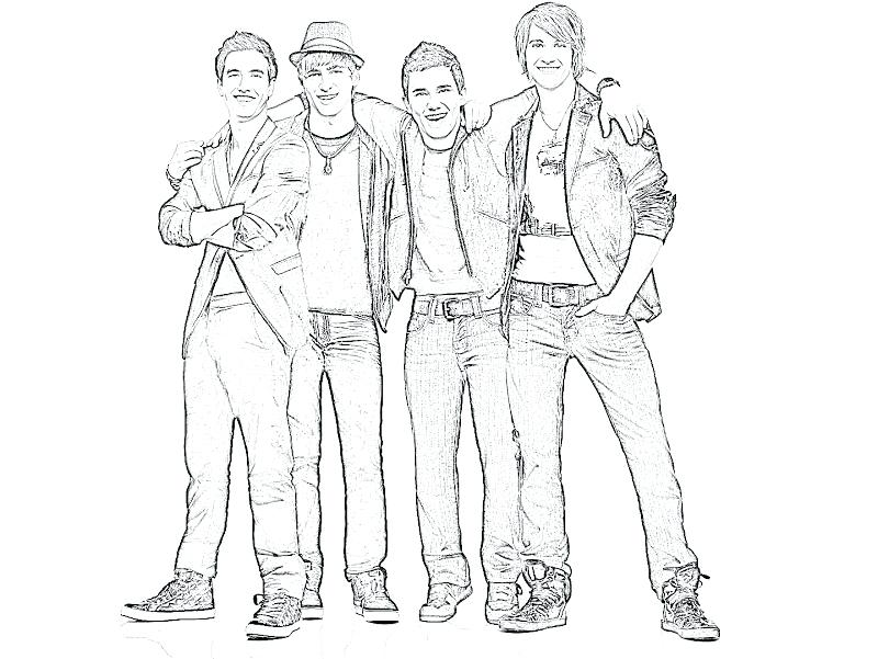 800x601 Victorious Coloring Pages Big Time Rush Coloring Pages For Print