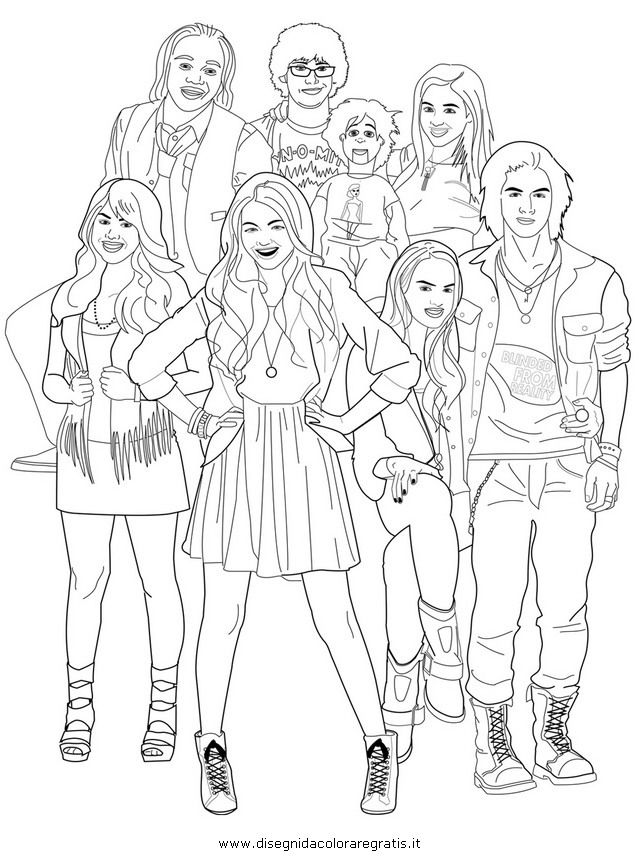 640x860 Victorious Coloring Pages