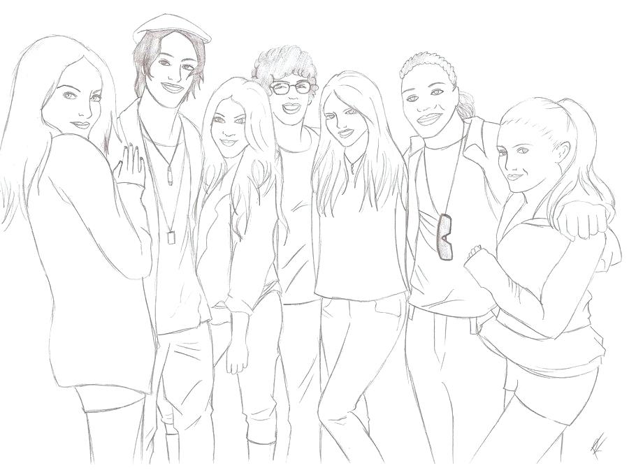 900x673 Fascinating Victorious Coloring Pages Preschool For Cure