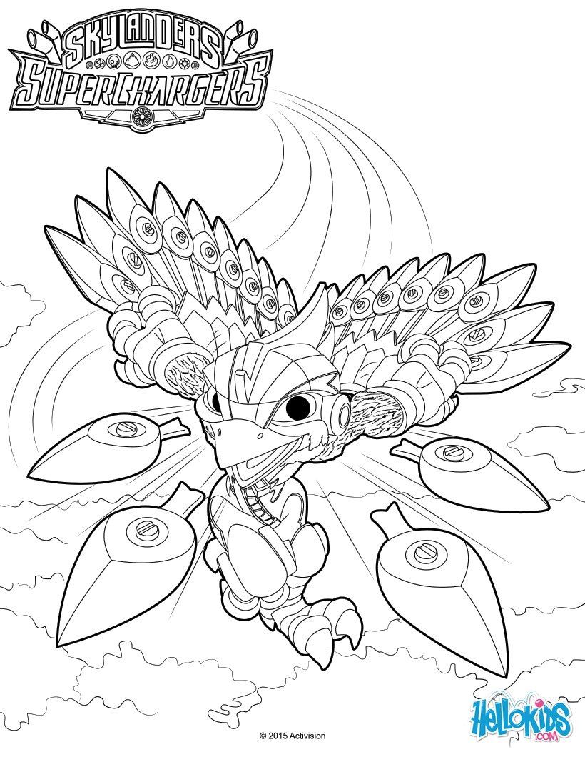 820x1060 Stormblade Coloring Page Skylanders Superchargers Coloring Pages
