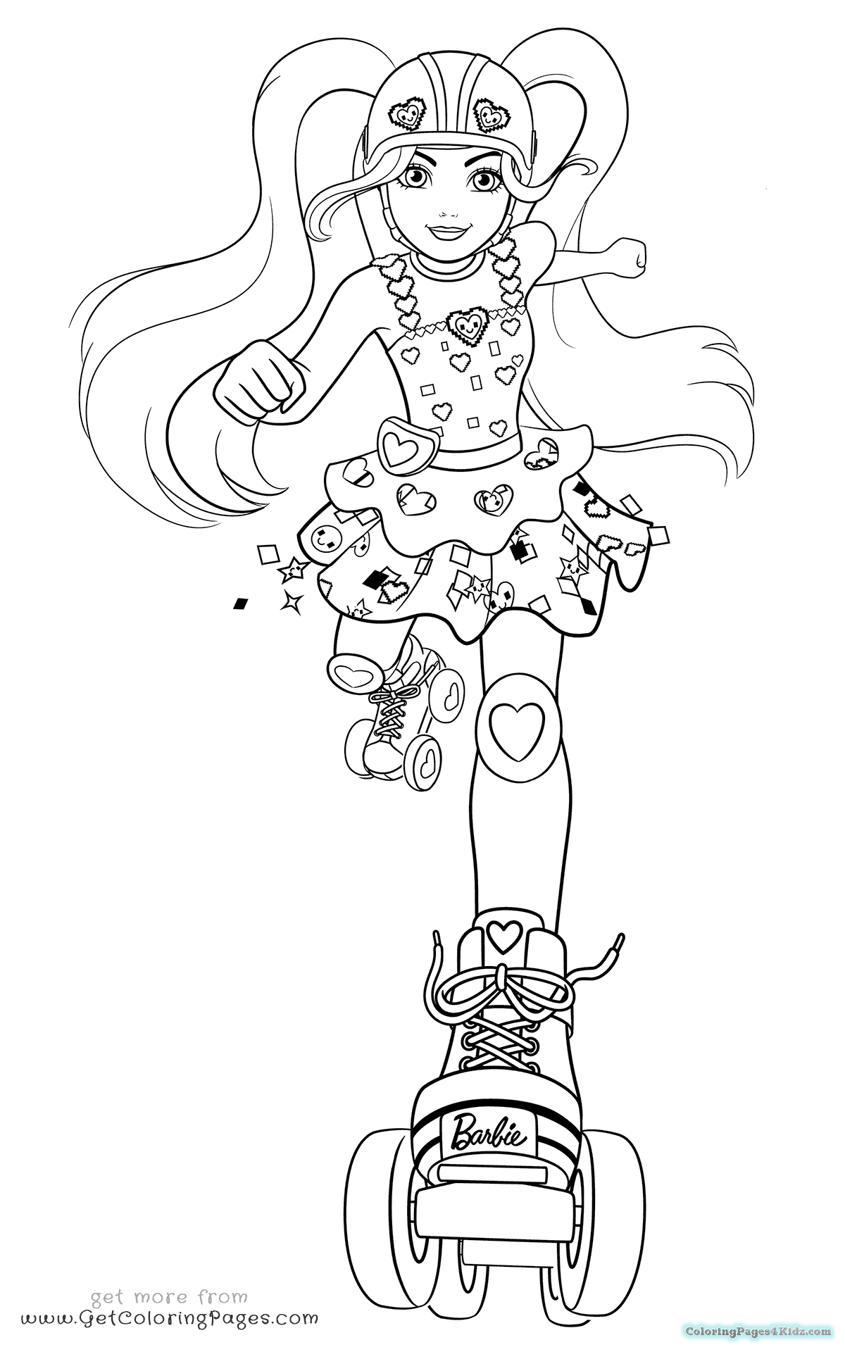 1200x1920 Barbie Video Game Hero Coloring Pages Coloring Pages For Kids