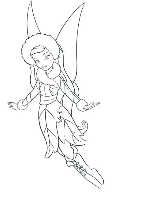 500x659 Friend Tinker Bell Coloring Page Sewing Embroidery Free Coloring