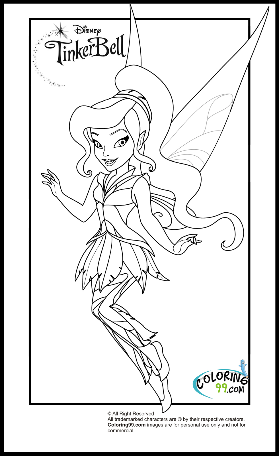980x1600 Survival Tinkerbell Vidia Coloring Pages