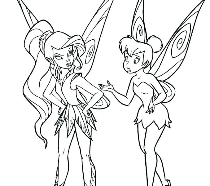 678x600 Vidia Fairy Coloring Pages