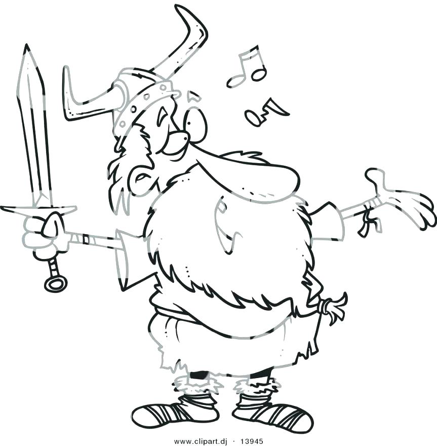 863x880 Viking Ship Coloring Page Side View Pages To Of Viking Big Viking