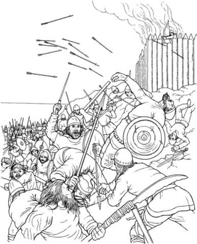 639x792 Free Viking Coloring Pages
