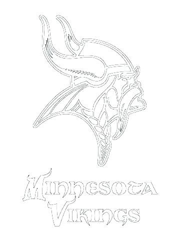 360x480 Minnesota Vikings Coloring Pages Helmet And Football Coloring Page