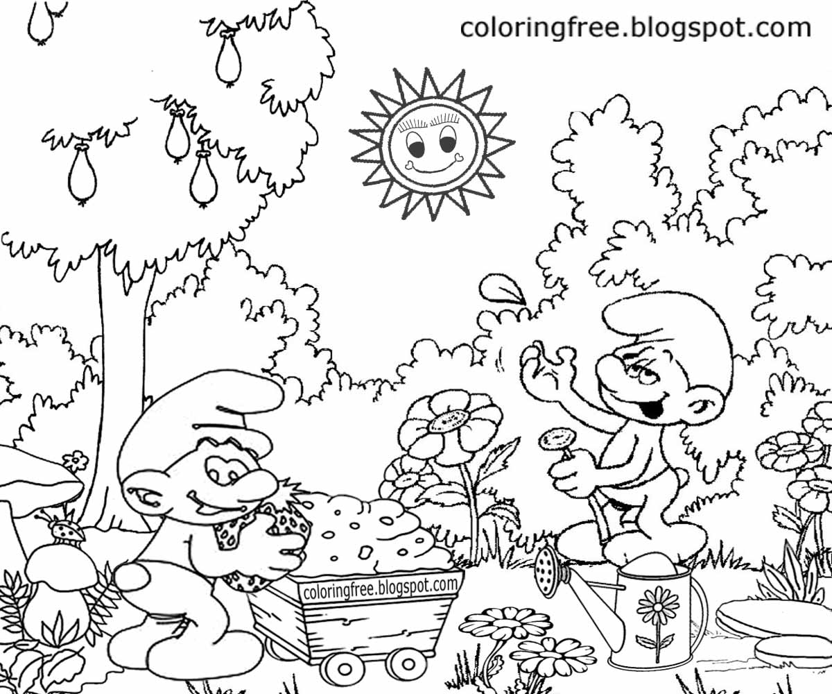 1200x1000 Village Coloring Pages To Print Coloring For Kids 2018