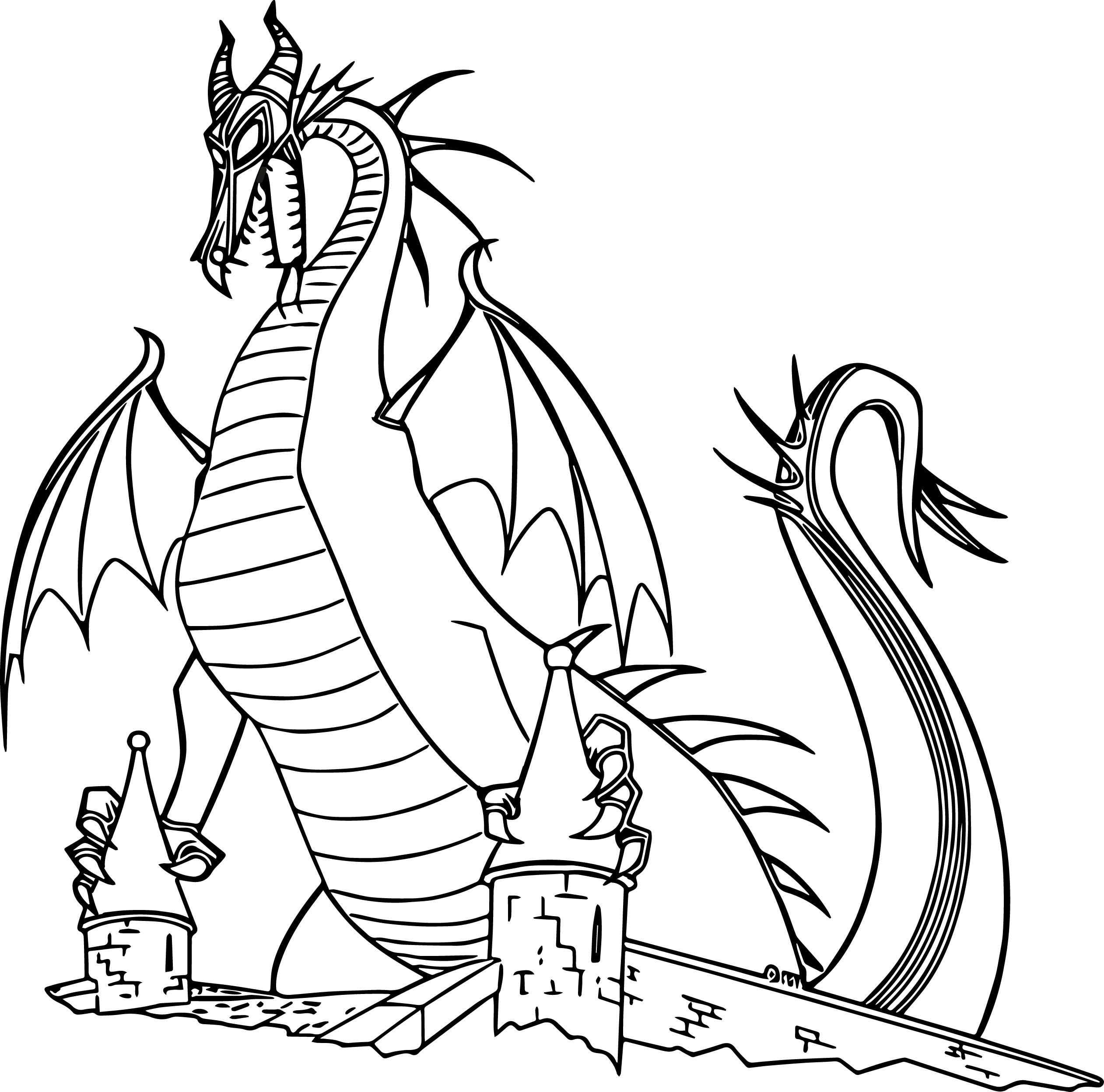 2523x2496 Disney Villains Coloring Pages Maleficent Download