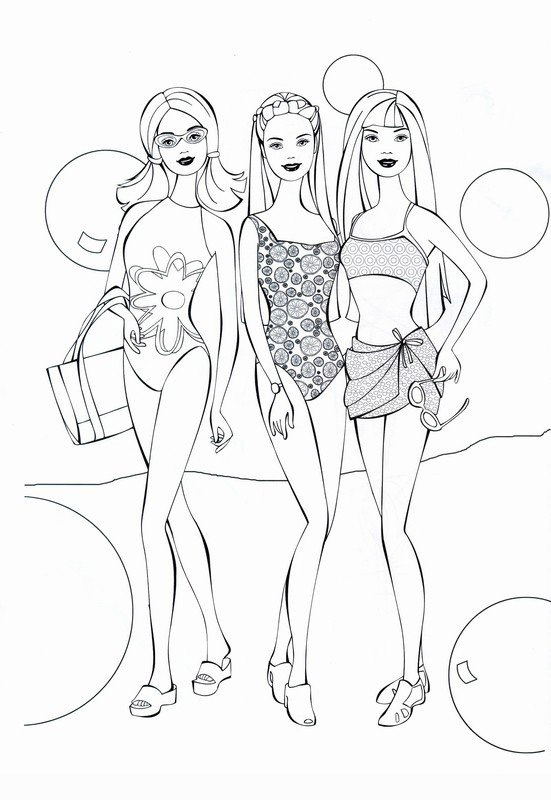 551x800 Barbie Coloring Pages Vintage Barbie Coloring Pages Kids
