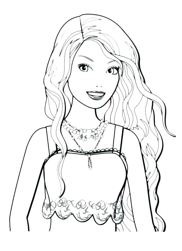 615x846 Barbie Princess Coloring Pages Barbie Princess Coloring Page