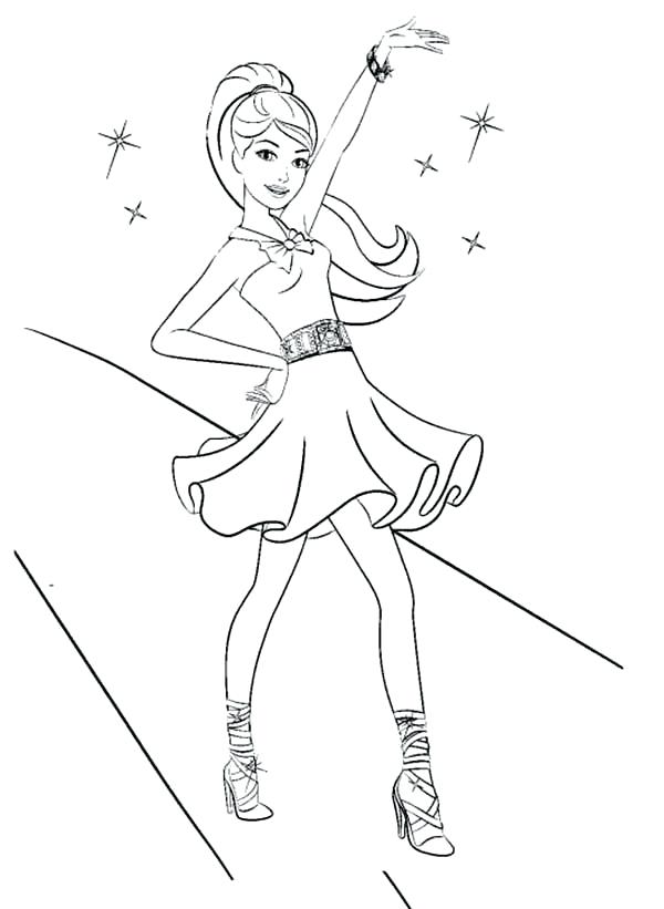 600x821 Free Barbie Coloring Pages Free Barbie Barbie Coloring Pages Free
