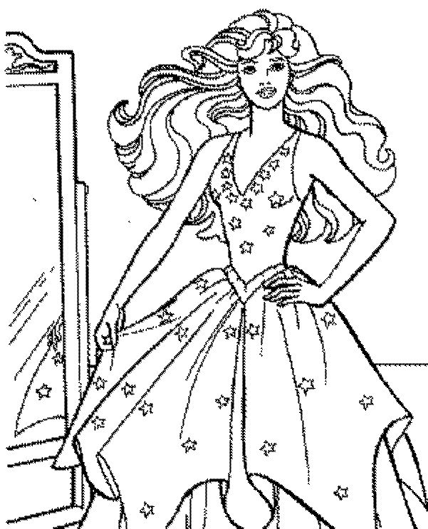 601x743 41 Best Barbie Coloring Images On Barbie Coloring