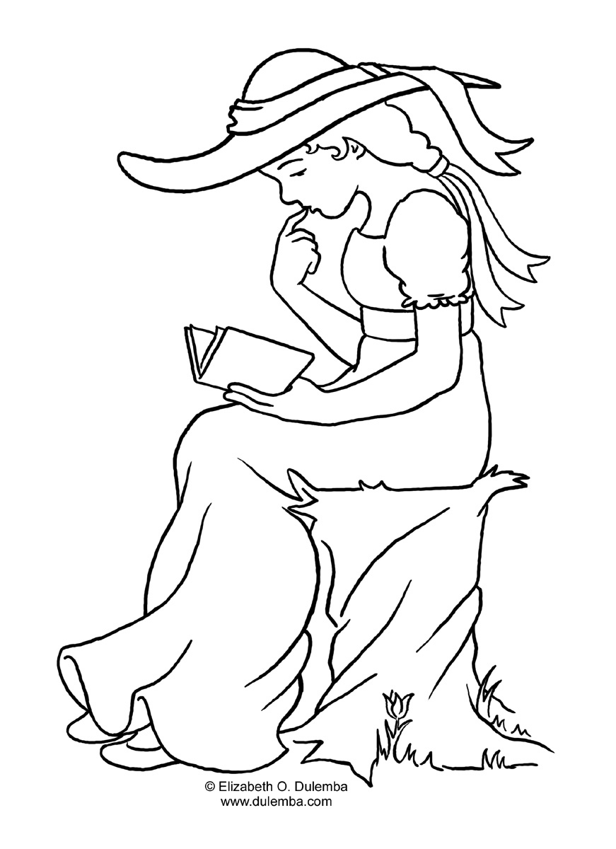 871x1200 Vintage Coloring Pages