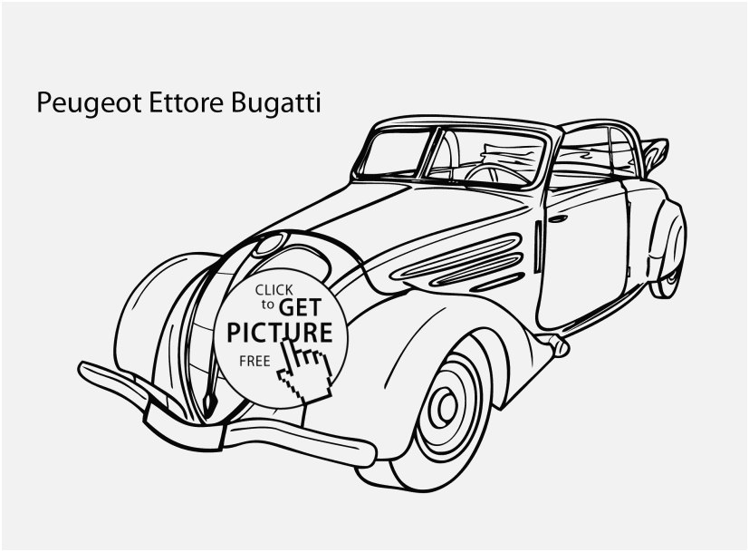 827x609 Classic Car Coloring Pages Shoot Super Car Peugeot Ettore Bugatti