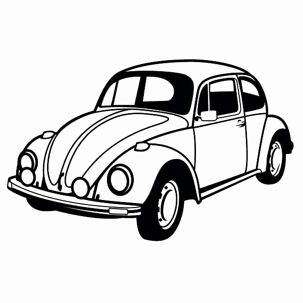 600x600 Coloring Pages Of Classic Cars Images Classic Car Coloring Pages