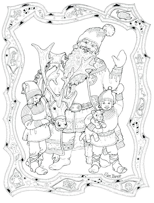 638x837 Vintage Christmas Coloring Pages Vintage Coloring Pages La La Noel