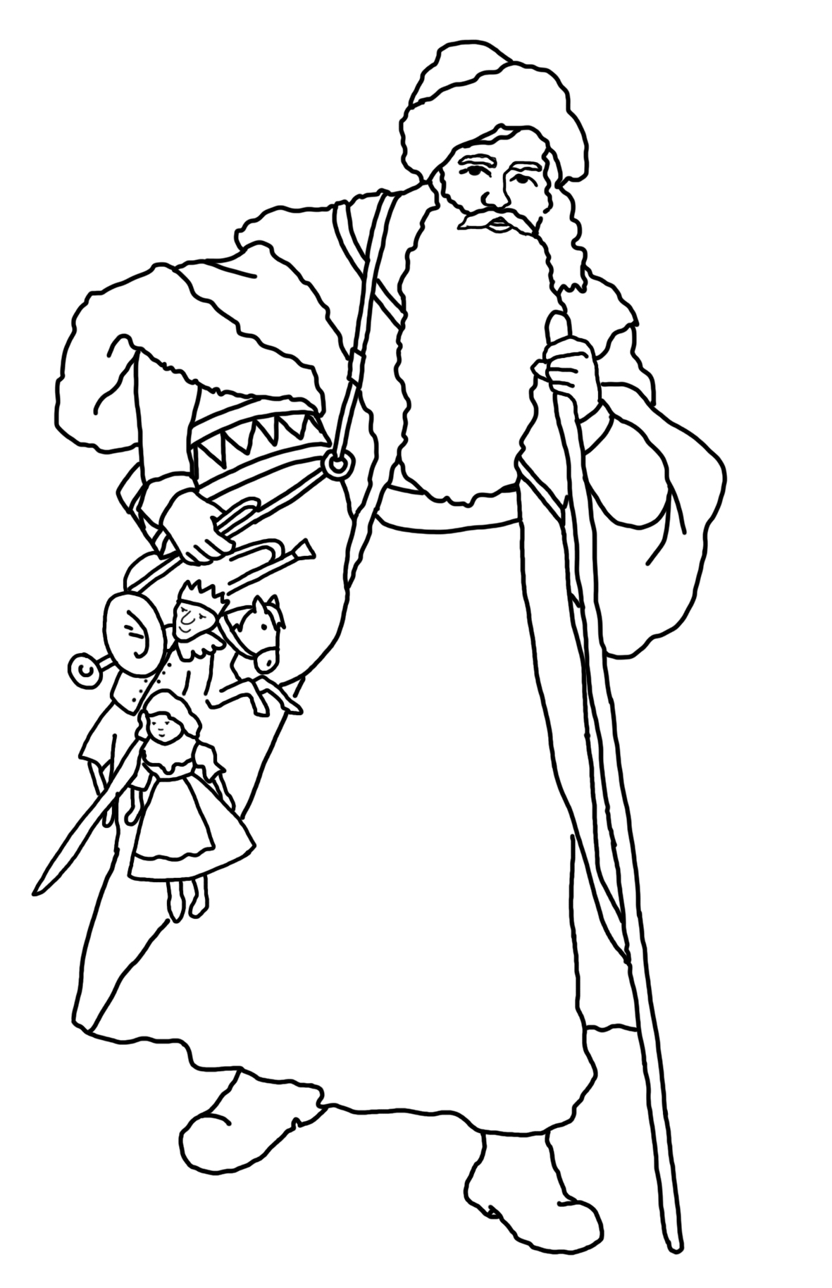 1181x1828 Christmas Coloring Pages