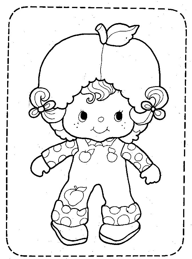 Vintage Strawberry Shortcake Coloring Pages