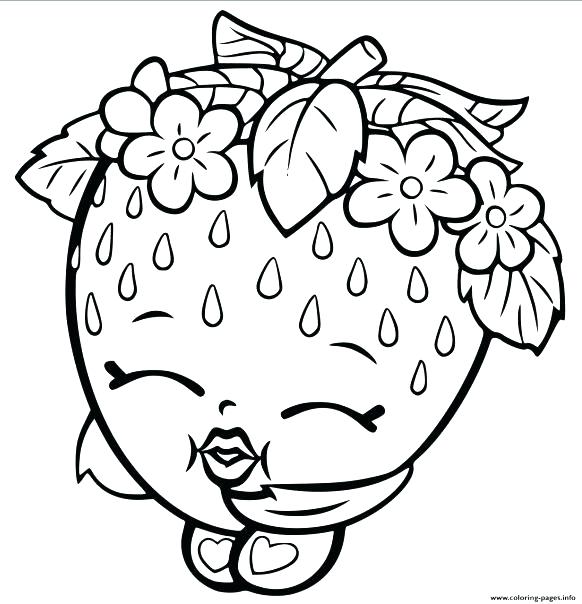 582x604 Strawberry Coloring Picture Strawberry Coloring Page Strawberry