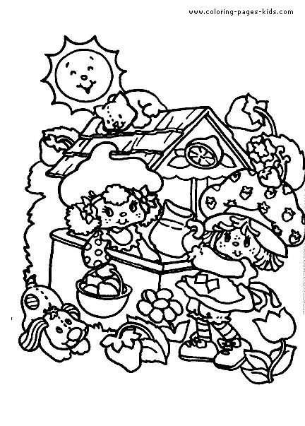 432x603 68 Best Crafty (80's Strawberry Shortcake) Coloring Images