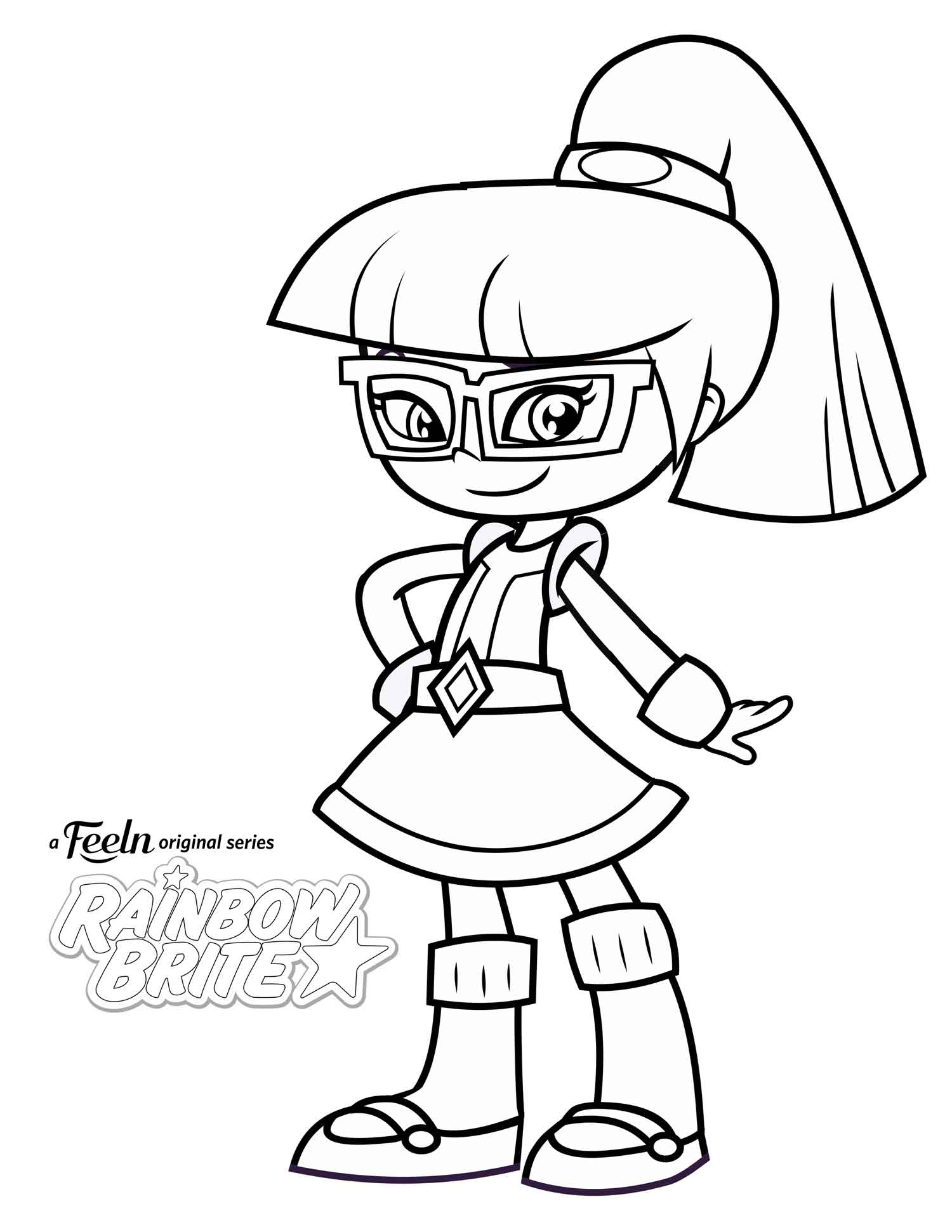 1500x1941 Shy Violet Coloring Page