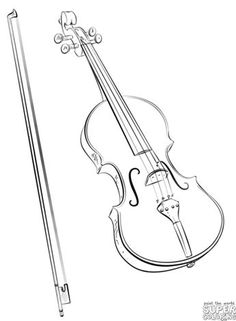 236x321 Violin Coloring Page Coloring Pages Learning