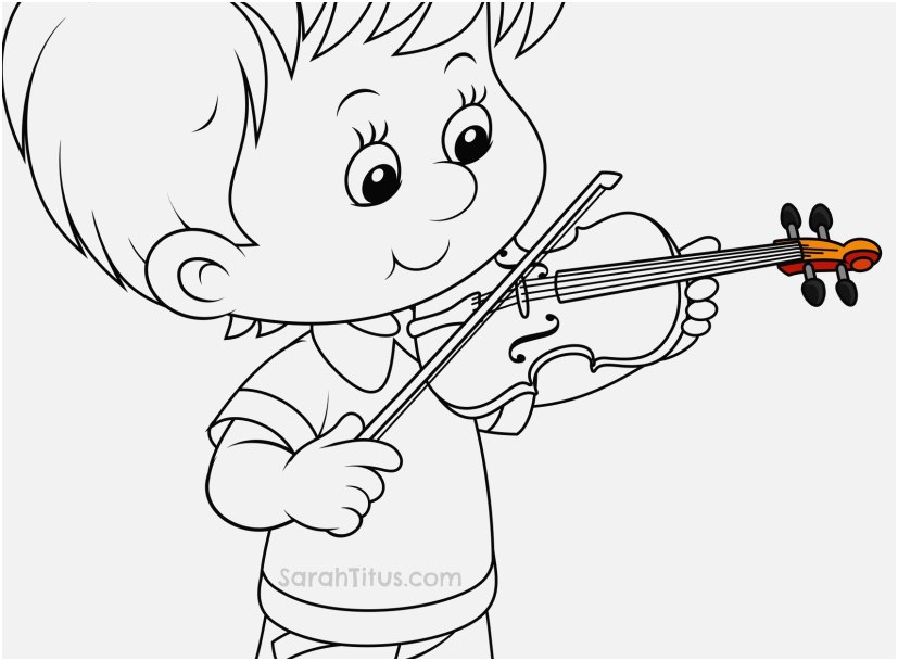 827x609 A Good Pictures Violin Coloring Pages Printable Most Efficient