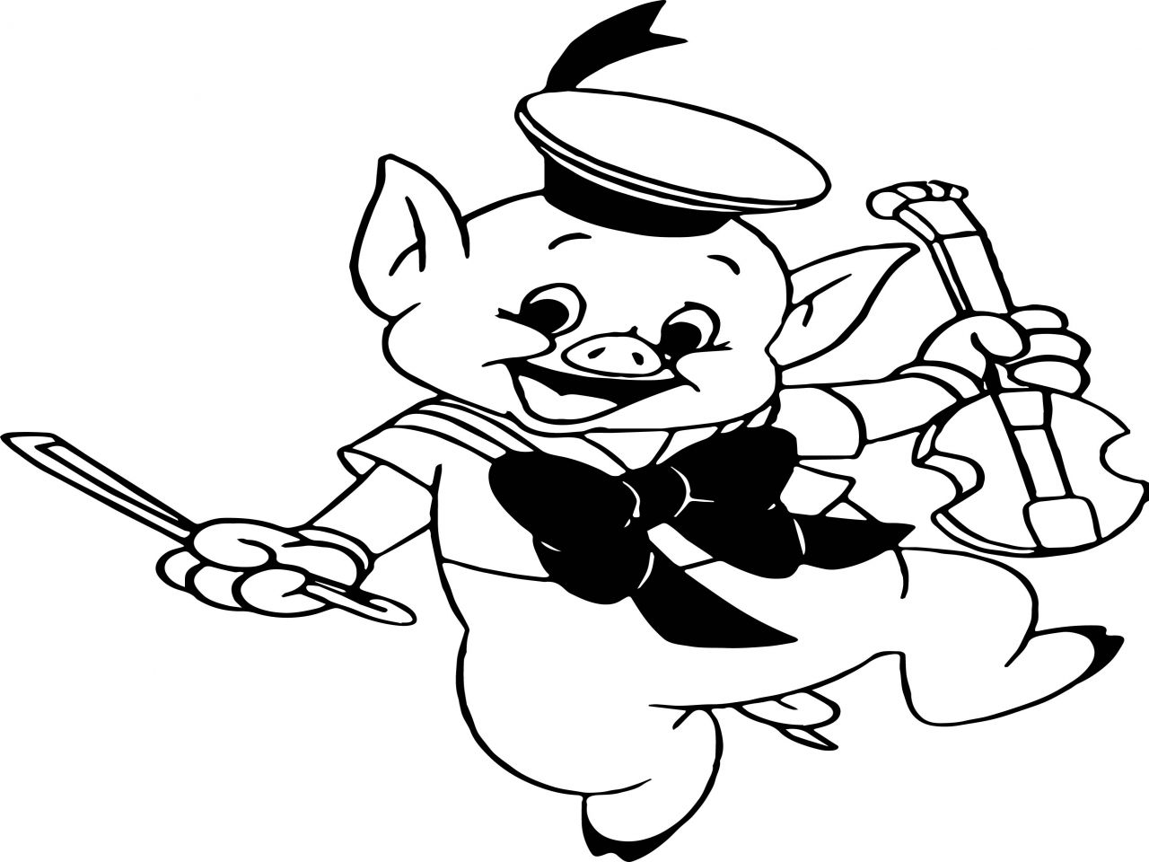 1280x960 Amazing Musical Instrument Coloring Page How To Draw A Violin
