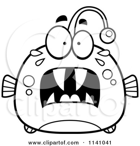 450x470 Clipart Excited Viperfish