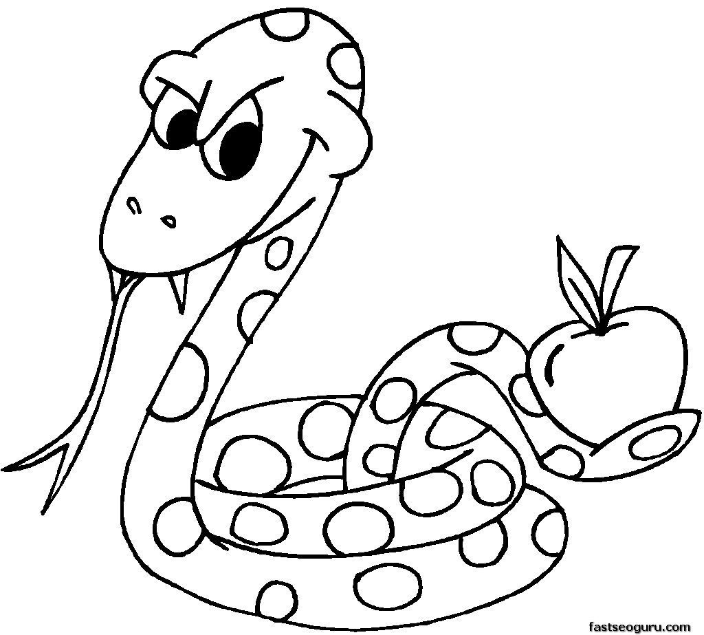 1024x923 Guaranteed Snakes Colouring Pages Fresh Snake