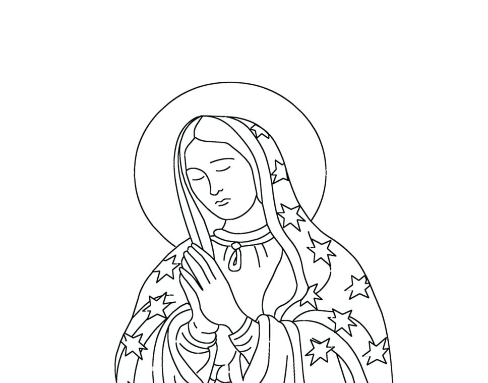 968x759 La Virgen De Guadalupe Coloring Pages Best Coloring Pages