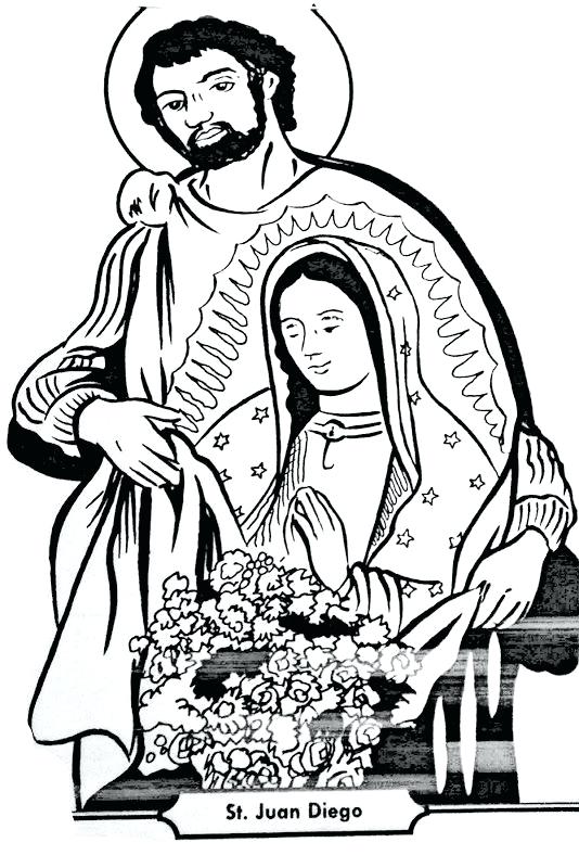 534x800 La Virgen De Guadalupe Coloring Pages Coloring Pages Top 10