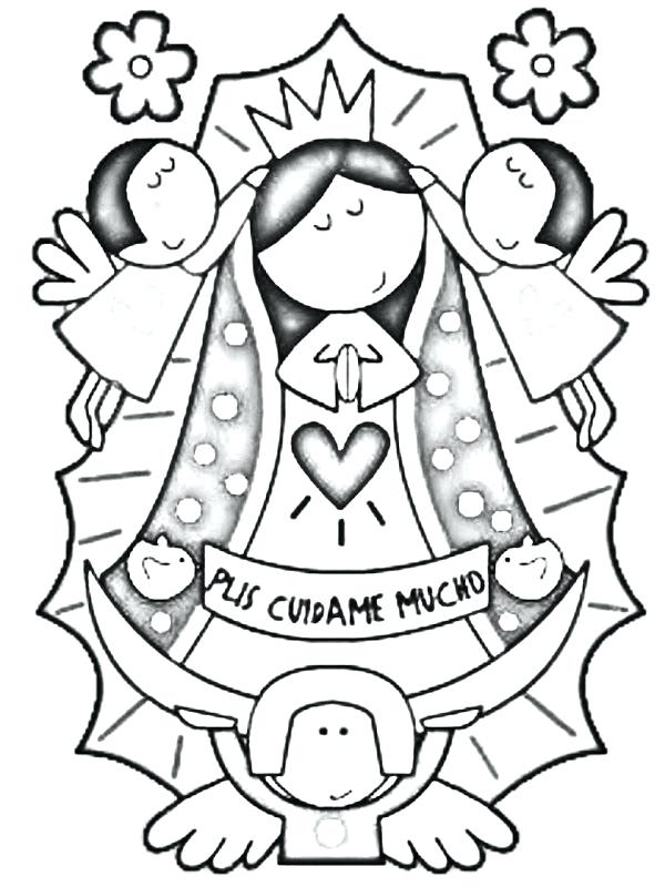 600x800 Virgen De Guadalupe Coloring Pages Ebestbuyvn.co