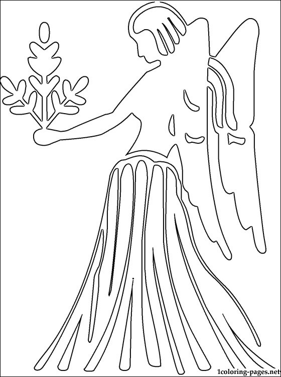 560x750 Virgo Coloring Page Coloring Pages