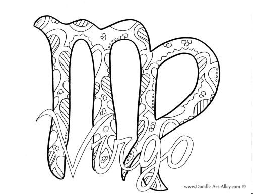 502x385 Virgo.jpg Coloring Zodiac