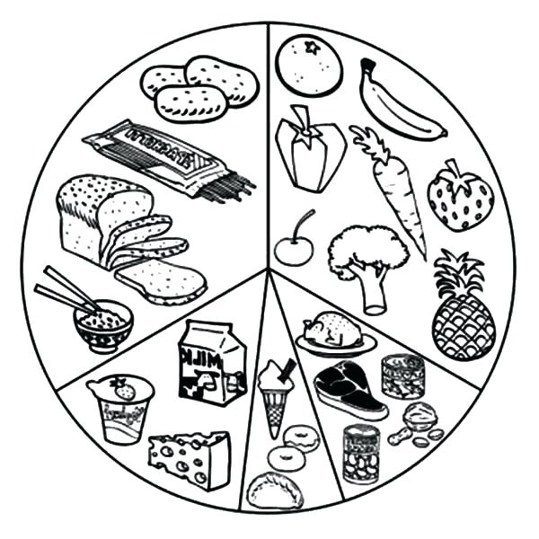 600x600 Elegant Healthy Foods Coloring Pages And This Is Food Coloring