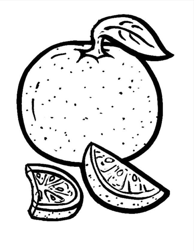 649x840 Orange Coloring Pages 3 Coloringpagehub